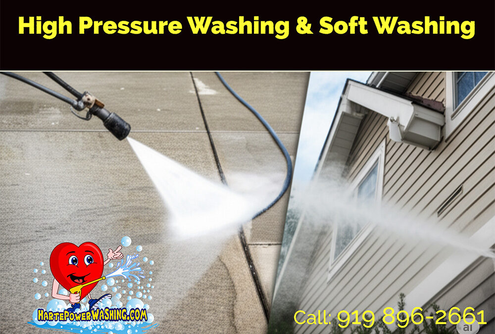 High Pressure Washing and Soft Washing