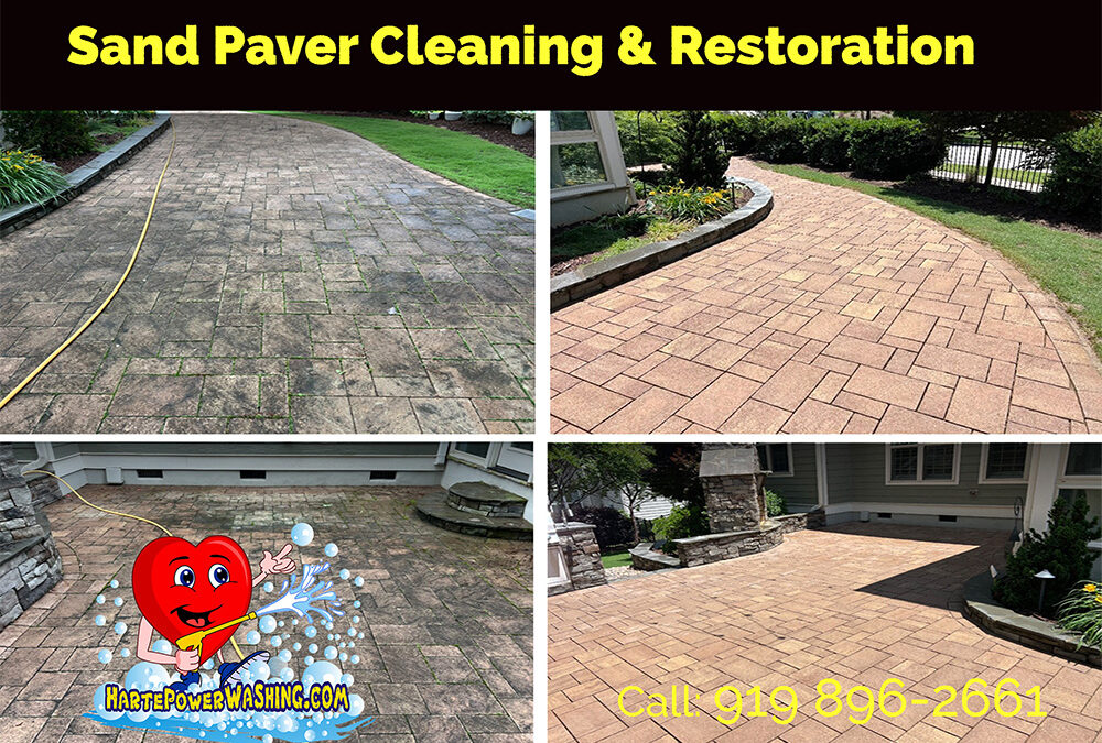Sand Pavers Powerwashing Cleaning and Restoration