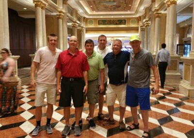 Douglas with Brothers and John Thomas at Caesars Las Vegas