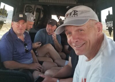 Douglas with Brothers in Van to Helicopter in Las Vegas
